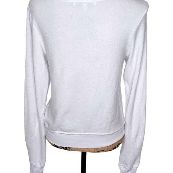 Wildfox Heart Oversized Sweatshirt (Size XXS) and Scarf Set Red Sparkle Heart - Picture 9 of 15